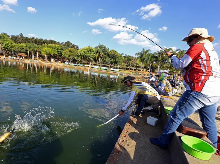 Mais de 800 kg de peixe foi pescado no evento